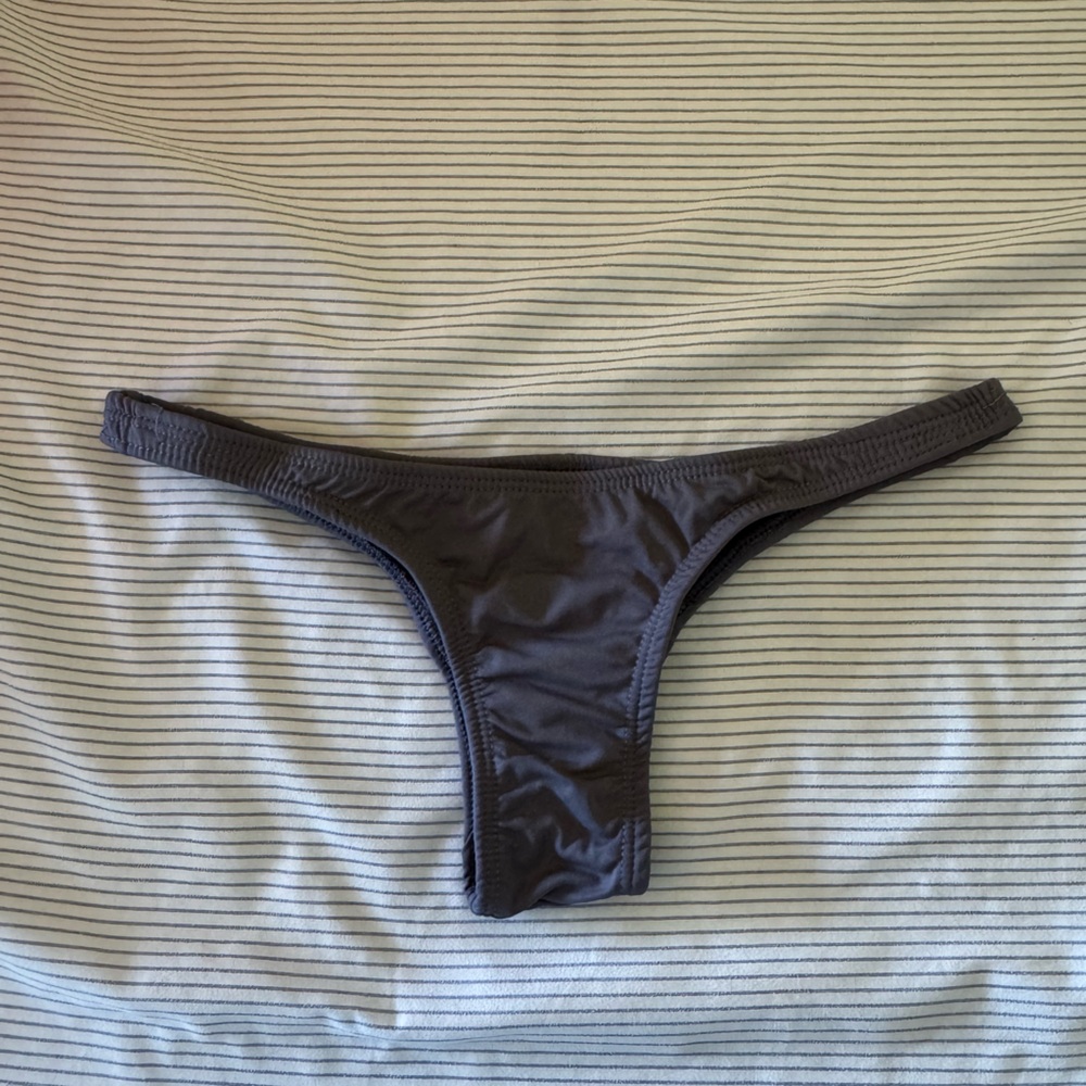 Gray bikini bottom